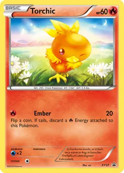 XY Black Star Promos Torchic Pokémon card